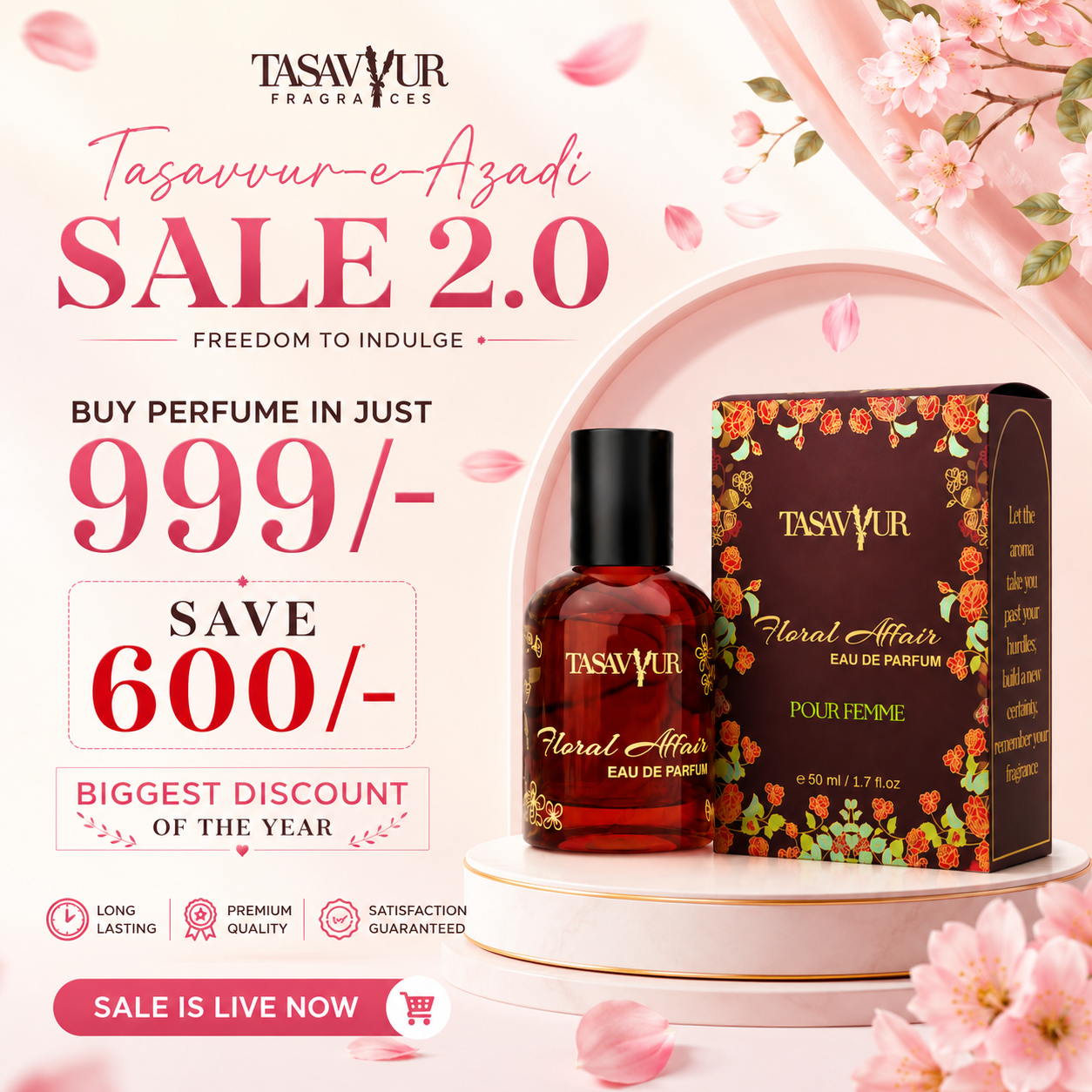 Floral Affair Women's Perfume 50ml EDP