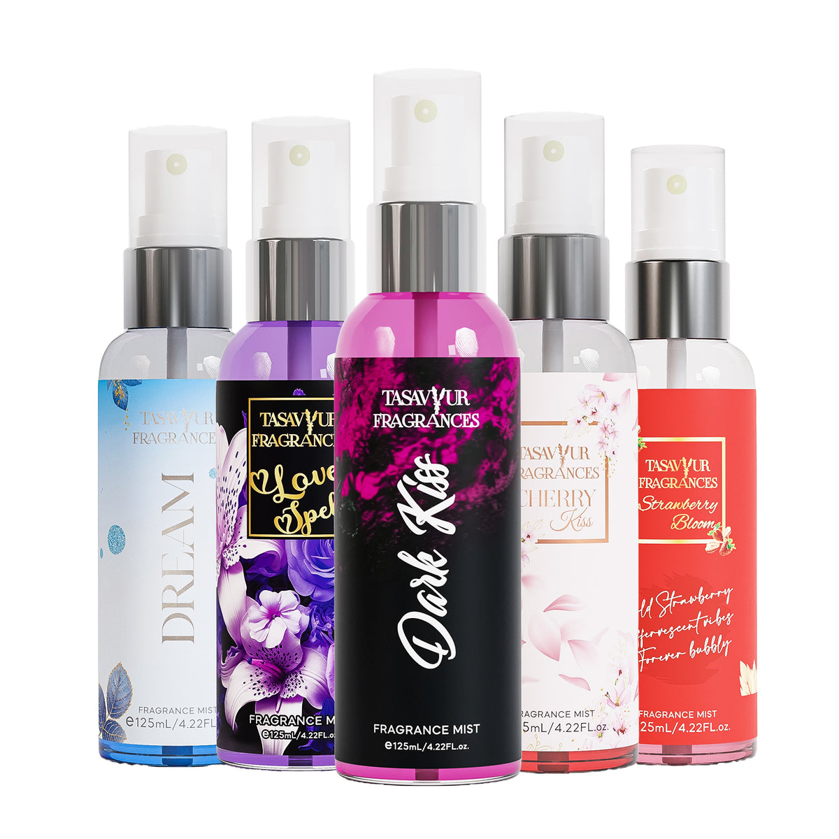 Pack of 5 Body Mist