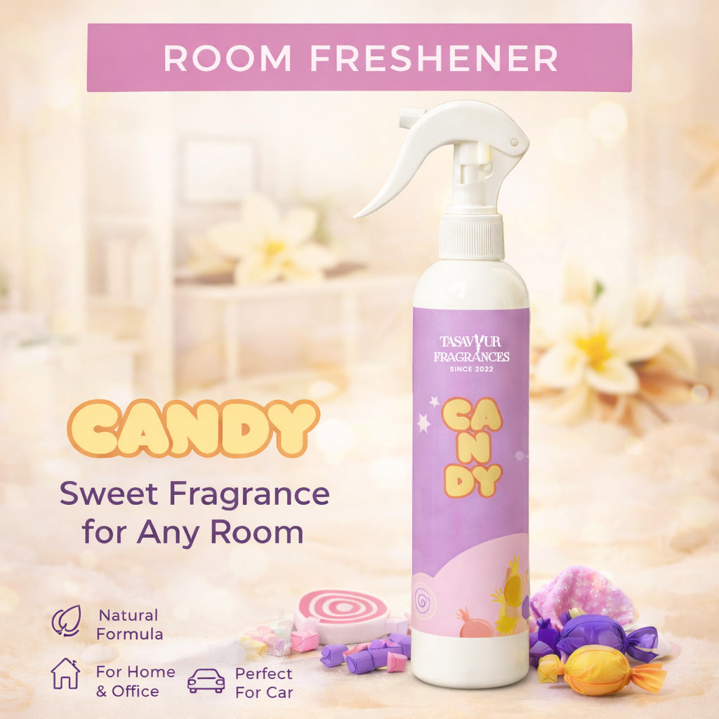 Candy Room Freshener – Sweet Vanilla Fragrance (250ml)