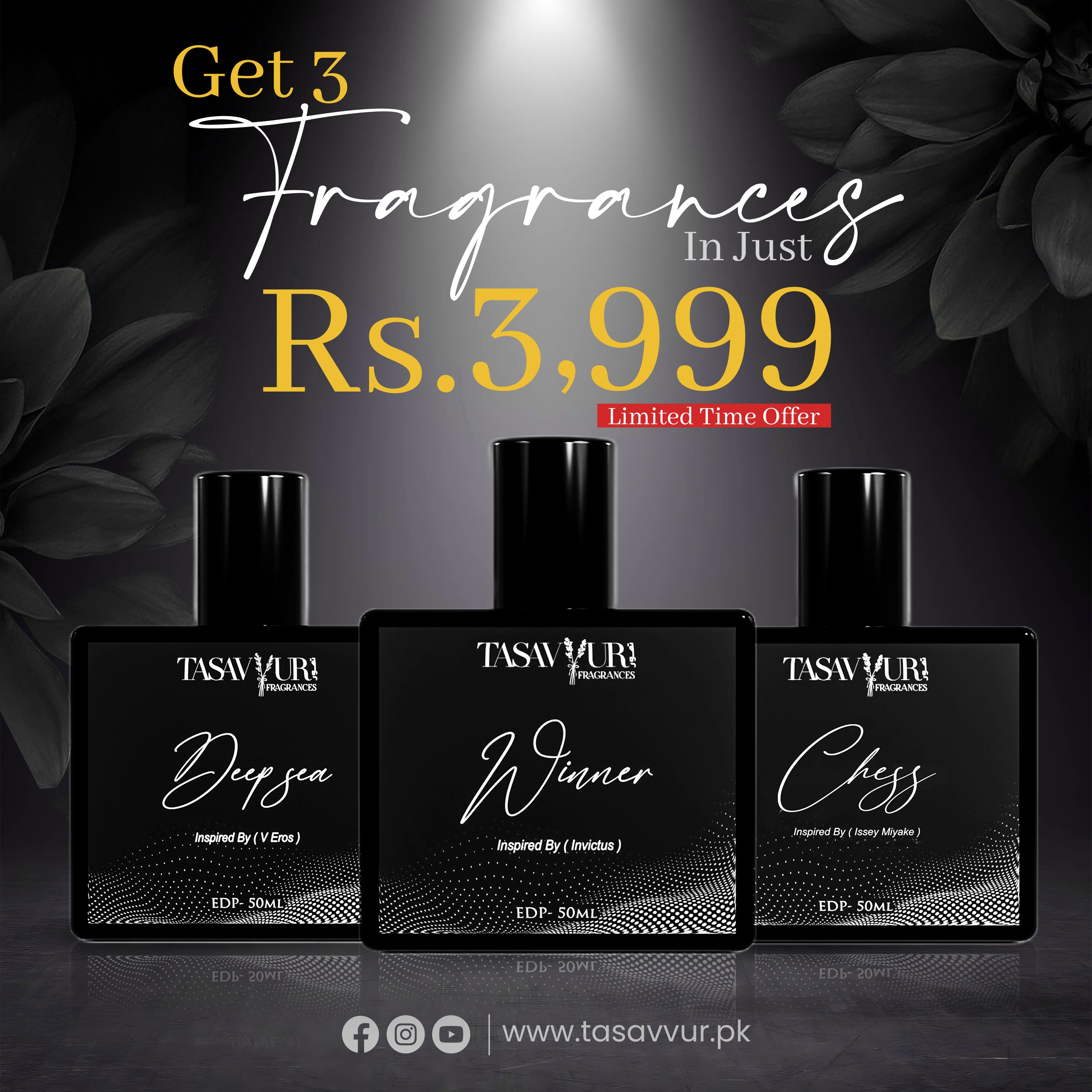 3 Men Fragrances