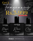 3 Premium Men's Fragrances